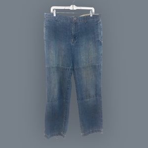 Light Wash, Straight-Legged Jeans